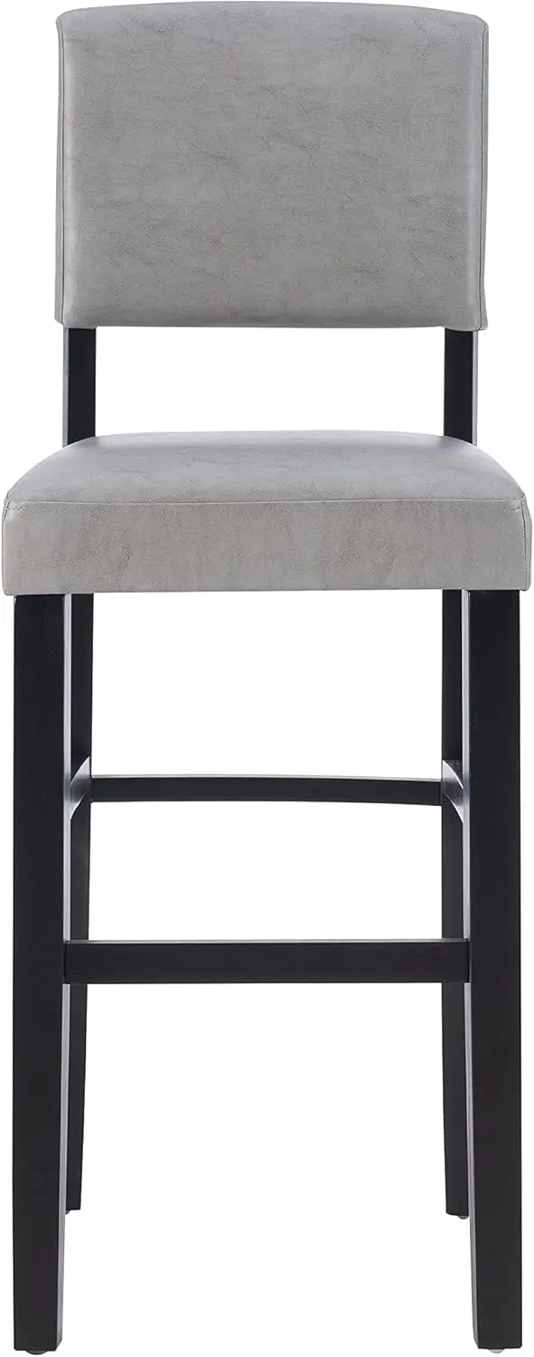 Home Decor Georgia-Tabouret de bar gris, noir