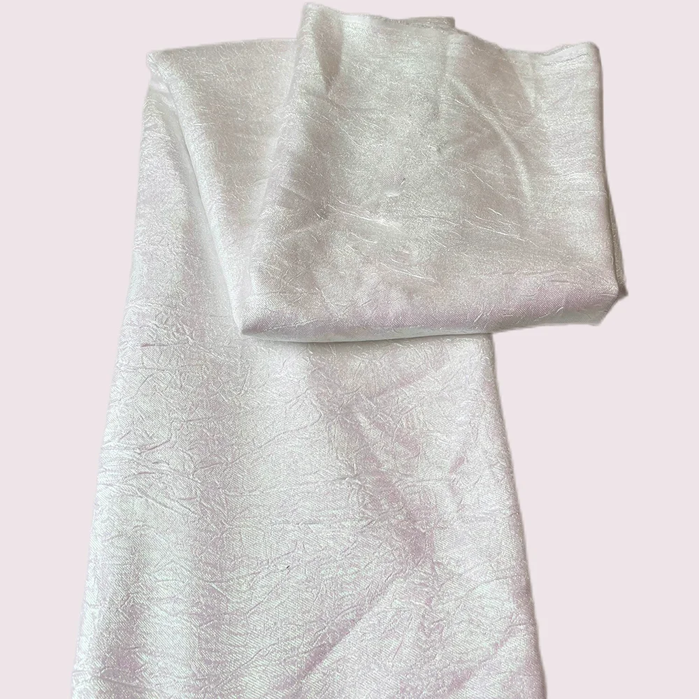 2025 5 ياردة النيجيري الأفريقي الديباج الجاكار قماش الدانتيل الأبيض