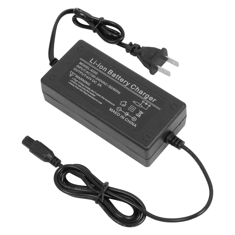 42v 2A Lithium Battery Charger for Hoverboard Self-Balancing E-Bike Scooter Bicycle Li ion Chargers Accessories