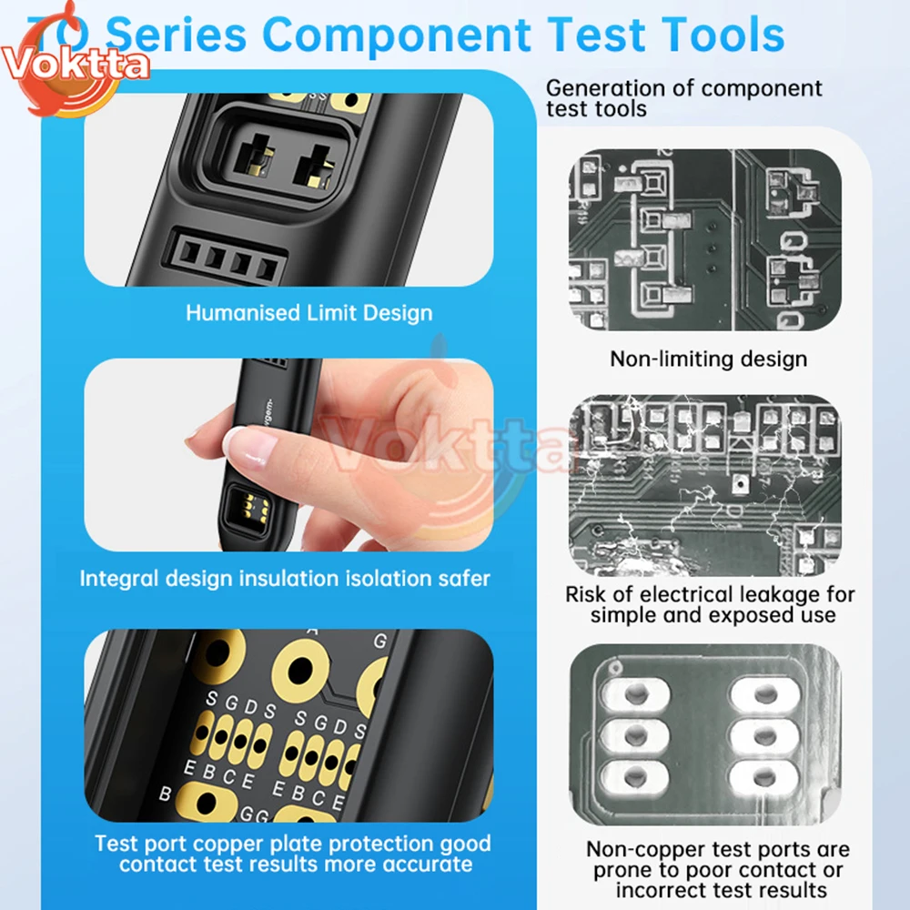 Multifunctional Optocoupler Tester Handheld Integrated Circuit Tester IC Transistor Meter Diode Triode Circuit Chips Detector