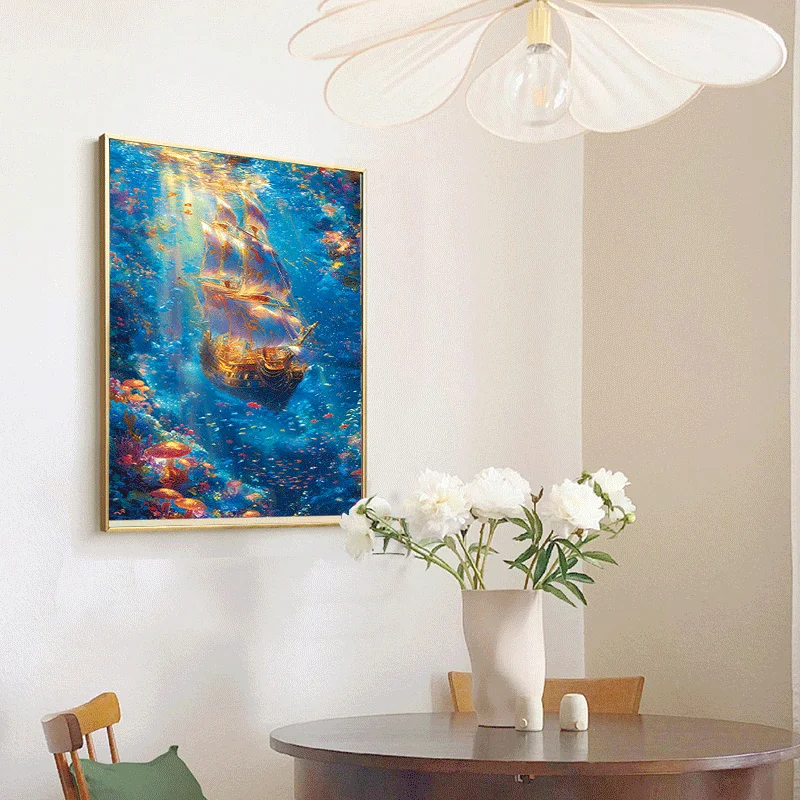 1000-delige oceaan diepzeereis puzzel voor volwassenen, 70x50cm (27,5"x19,7") grote puzzel,