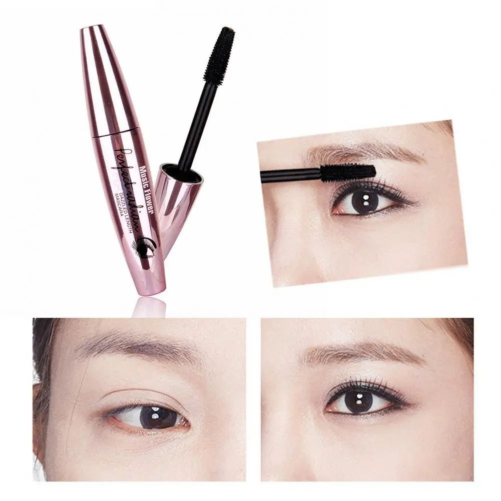 12g Mascara Tube Ergonomics Handle Make Up Mascara Waterproof Lash Extension Thick Lengthen Mascara for Beauty