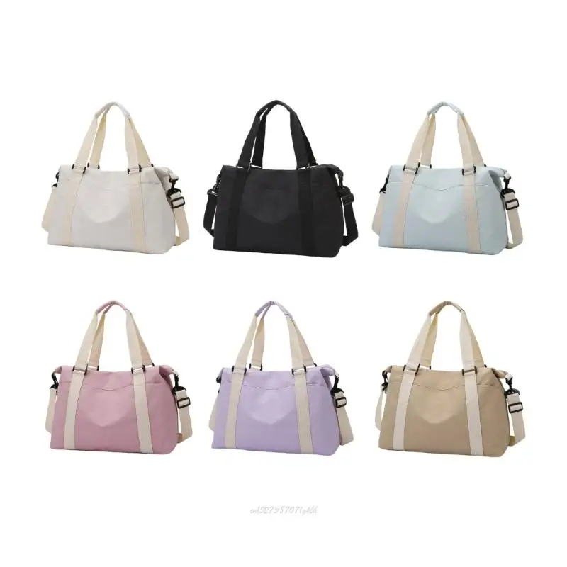 

X5XA Легкие практичные дорожные сумки из ткани Оксфорд для коротких поездок в тренажерный зал с просторным отделением и влажными