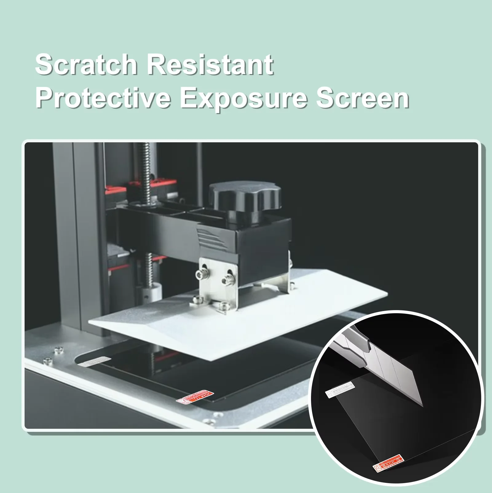 Película protetora de 5 unidades para tela LCD de 8,9 polegadas para Anycubic Photon Mono X/Elegoo Saturn