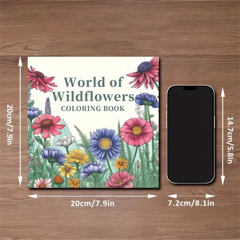 Art Coloring Book 20page Double Pages Gift For Birthday Party Relieve Stress Kill Time Graffiti Painting Drawing Book Original