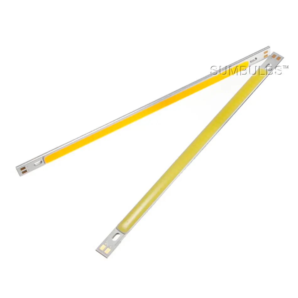 200x10mm emissione di luce Diod DC12-14V 10W 1000LM COB LED Strip Light verde giallo rosso blu bianco caldo bianco puro COB Strip Lamp