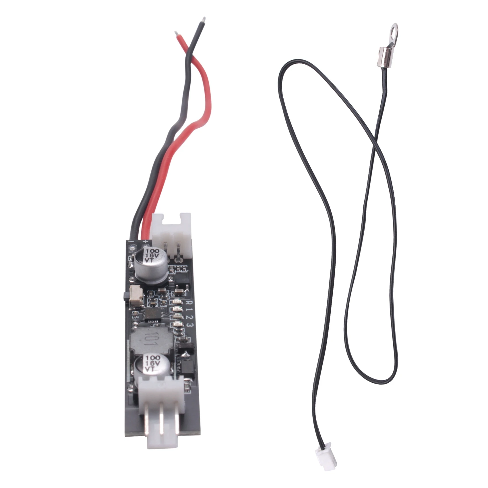 2-3 Wire DC 5V 12V PWM Fan Speed Controller Governor NTC 50K Temperature Probe Sensor 40cm Temperature Controller