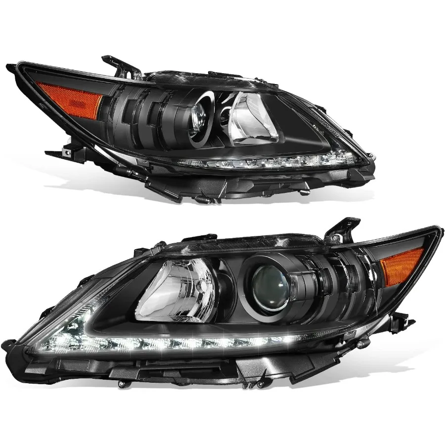 

Светодиодные фары DRL в сборе, совместимые с Lexus ES300H ES350, 2013, 2014, 2015, замена галогенных фар со светодиодной подсветкой