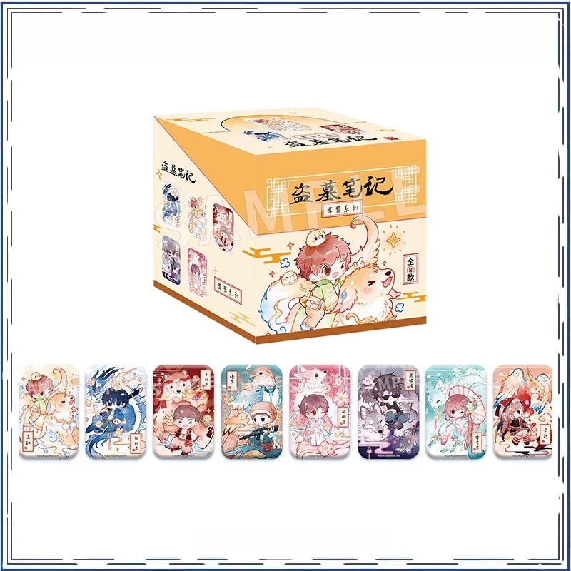 

Time Raiders Q-version Rectangle Fridge Magnet Badge Blind Box Action Figure Model Kids Toy Christmas Gifts Brinquedos