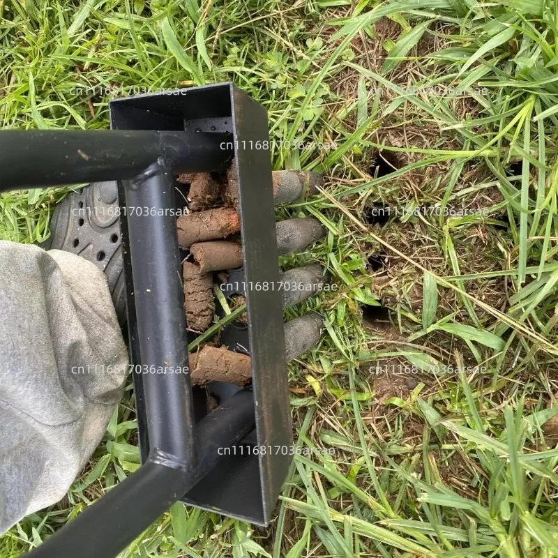 Manual  Lawn Care Compacted Soil Scarifier Garden  Tool Household Lawn Punch