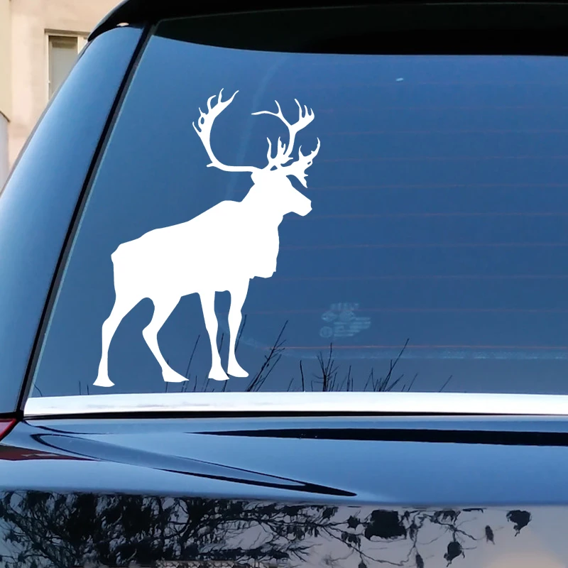 Die-Cut Vinyl Decal Deer Buck Car Sticker Waterproof Auto Decors on Carbody Bumper Rear Window Laptop Choose Size 41334#