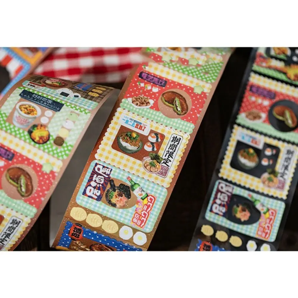 2025 Showa Memory Series Washi Tape Kawaii Linda cinta adhesiva decorativa hecha a mano Collage adhesivo