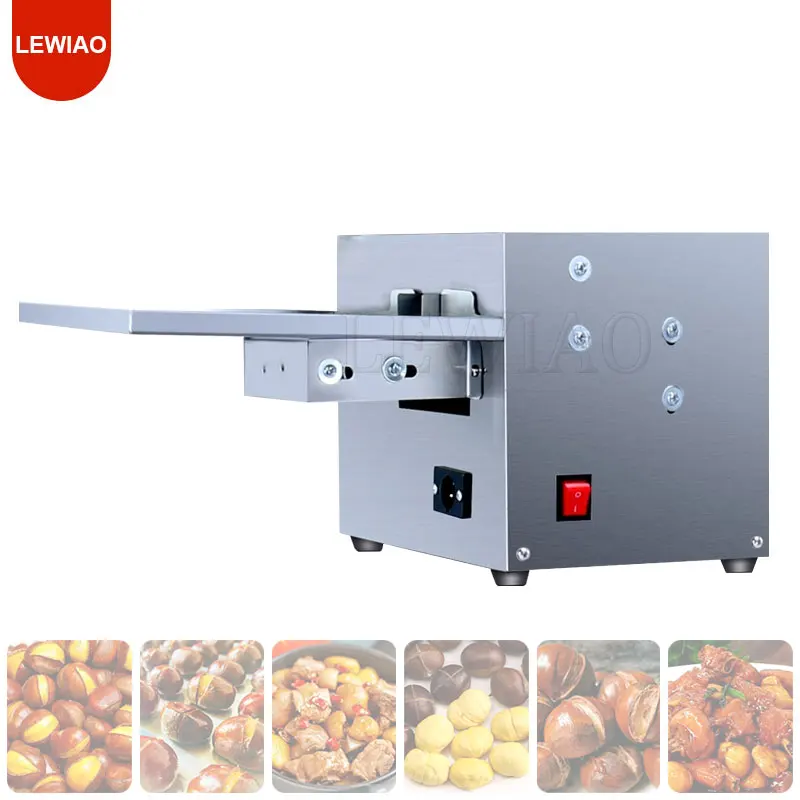 Commercial Electric Chestnut Cracking Cutting Opening Processing Machine Scissors Cutter For Chestnuts