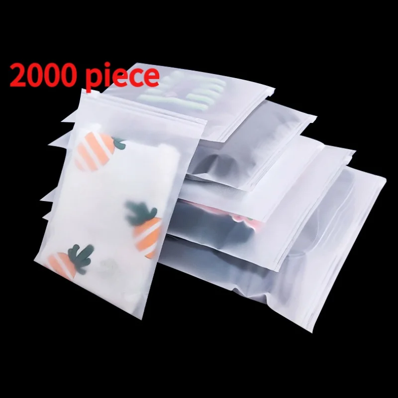 

20 00piece.Custom.Customize Logo Plastic Package Eco Friendly Cpe Frosted Ziplock Clothes Packaging Garment Clothing Bl