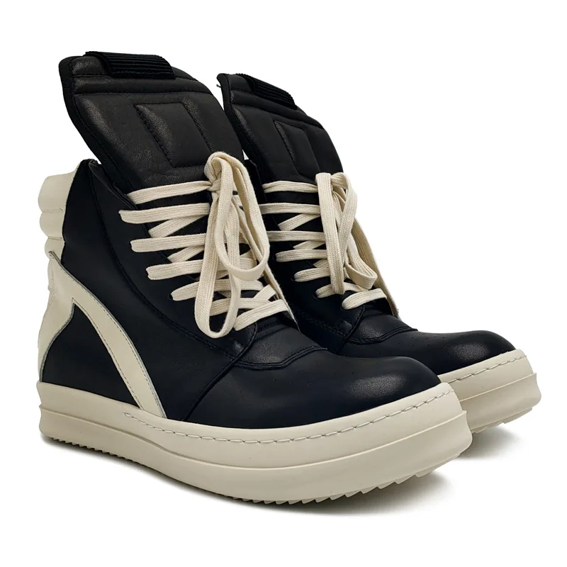 High Top Winter Street Style Men Boots Fashion Thick Sole Boots Height Increasing Light Adult Popular Men Sports Casual Sneakers