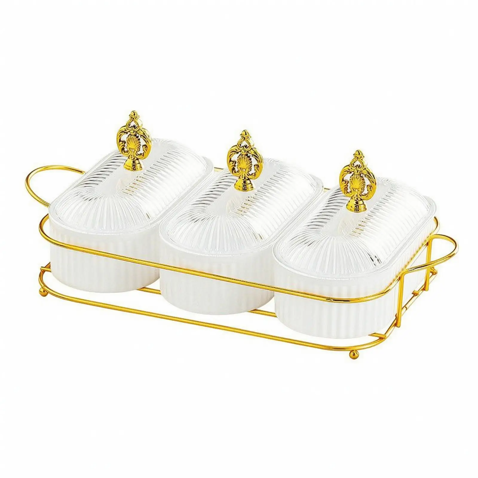 Plastic Fruit Tray with Support Rack Robust for Living Room, Families
