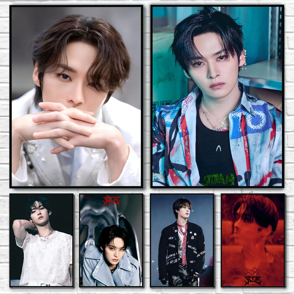 1pc Lee Know Poster zelfklevende kunst waterdicht papier sticker koffiehuis bar kamer muur decor