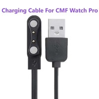 USB Magnetic Charging Dock Adapter Charger Cable For Haylou Solar LS05/YAMAY SW022/keep B3/RT2 LS10/Lenovo S2/S2 Pro Smart Watch