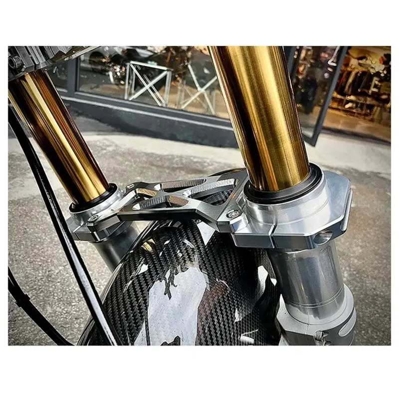 Front Fork Stabilizer Bracket 49Mm For Touring Road Glide Street Glide Road King Motorcycle Balance Brace
