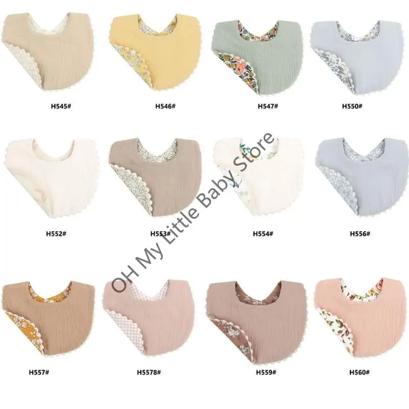 

M76C младенец -слюни для слюни двойные детские нагруды