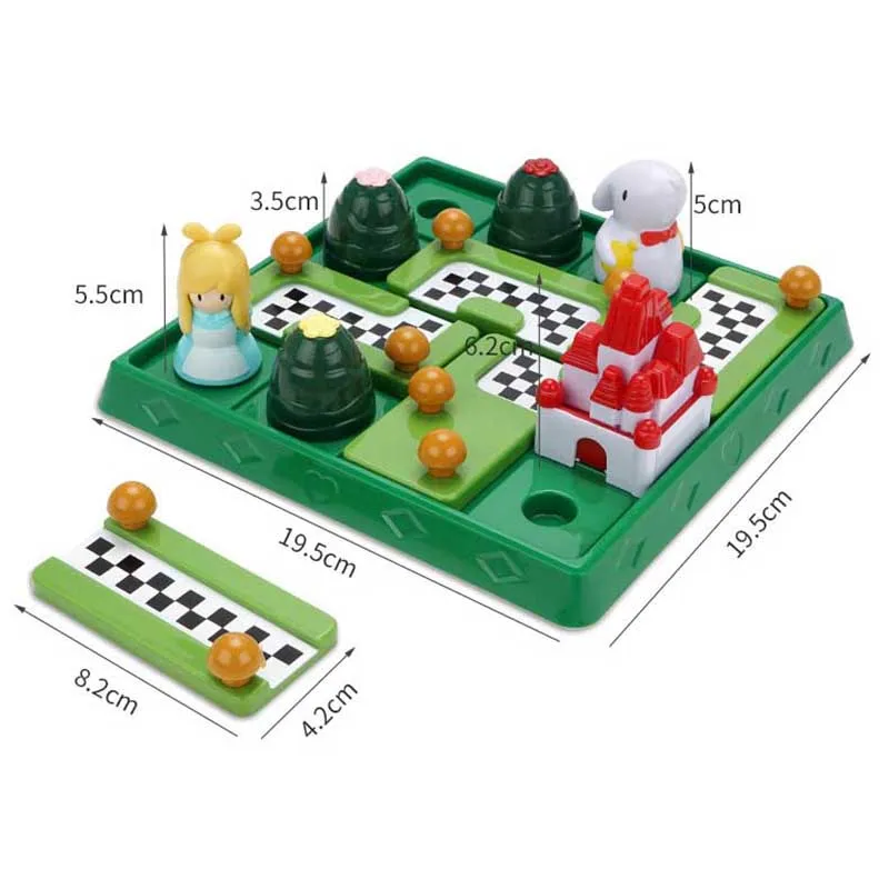 Alice Board Game Maze Children\'s Puzzle Early Education Logical Thinking Training Maze Type Challenge Game Baby Gifts