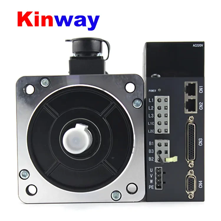 Kinway AC servo motor driver high quality 1.5kw 6A 10nm Servo motor for cnc milling lathe machine