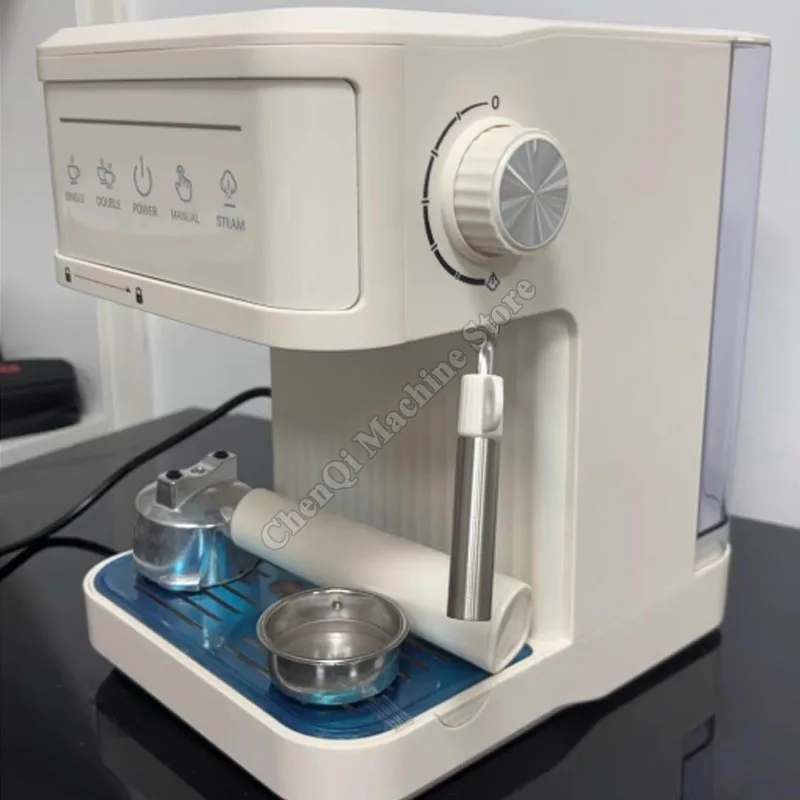 Электрическая кофеварка для эспрессо, профессиональная кофеварка для эспрессо, полуавтоматическая вспениватель молока для латте, капучино, итальянские кофемашины