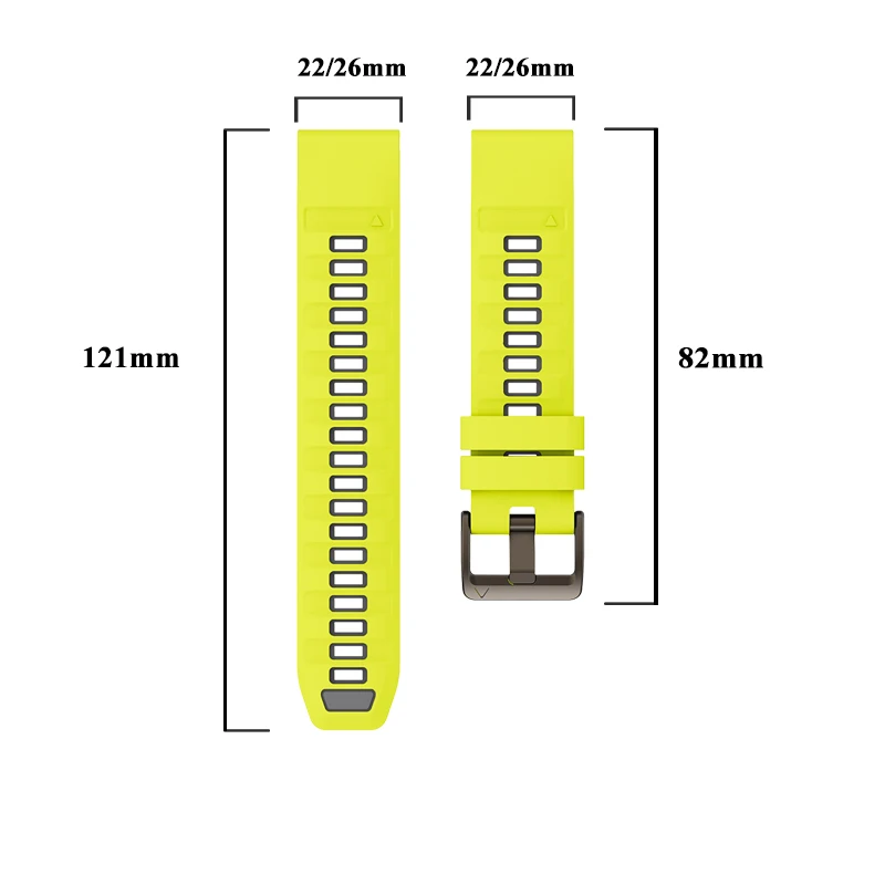 22 มม.26 มม.Fit สําหรับ Garmin Fenix 8 51 มม.47 มม.Enduro 3 Soft Breathable สําหรับ Fenix 8 47 มม.51 มม.
