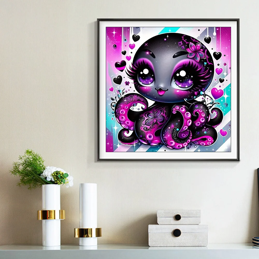 Evershine New Arrival 5D Diamond Painting Octopus Diamond Mosaic Animal Full Round Drill Picture Rhinestones Home Decor