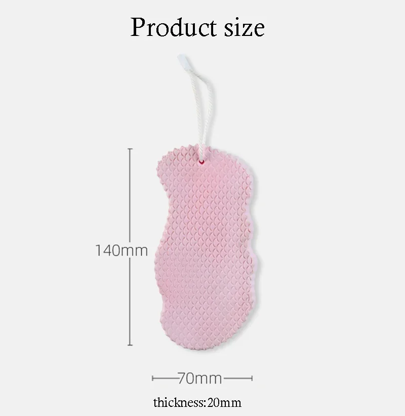 Exfoilating Bath Sponge for Body Cleaning Dead Skin Remover Massager Cleaning Shower Brush Peeling Sponge Magic Sponge