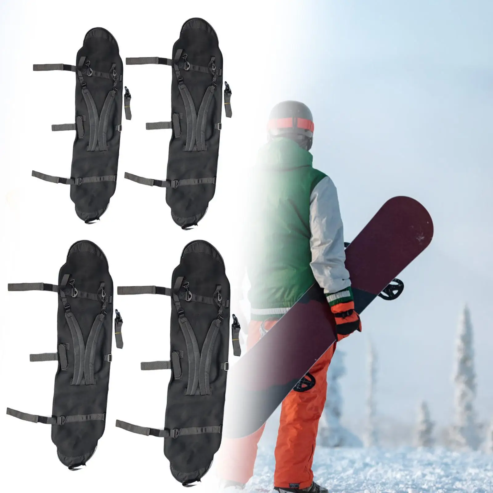 Snowboard-Tasche, wasserdichte Aufbewahrungstasche für Snowboarden, Outdoor-Enthusiasten