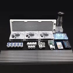 Syscooling DIY PC Water liquid Cooling Fan Kit Heat Sink kit for CPU hard tube water cooling kit
