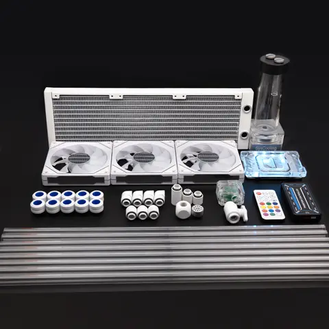 Syscooling DIY PC Water liquid Cooling Fan Kit Heat Sink kit for CPU hard tube water cooling kit