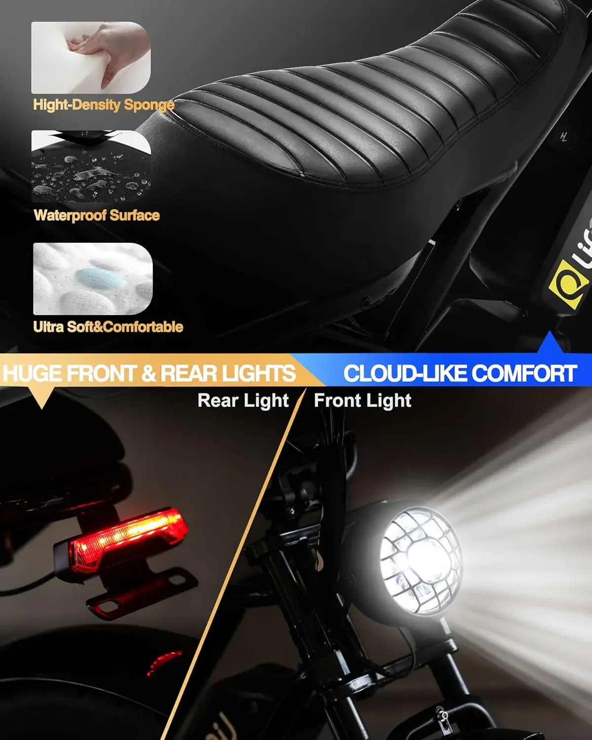 1500W Electric Bike for Adults 20 Fat Tires 28MPH Unlock to 35MPH EBike Moped with 624 1248Wh Removable Battery Bicycle