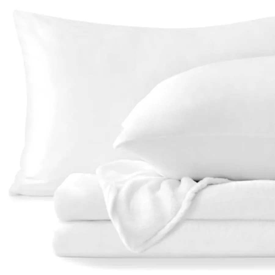 

Flannel Sheets Size - Super Soft Fleece Sheets Set Fluffy Extra Plush 4 Piece Include Fitted Sheet Flat Sheet 2 Pillowcases