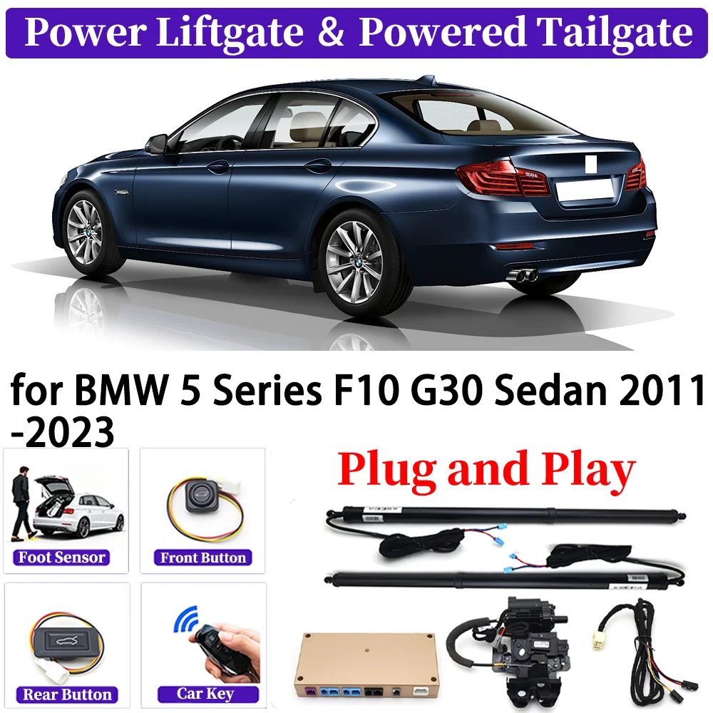 

for BMW 5 Series F10 G30 Sedan 2011-2023 Upgrade Car Automatic Power Liftgate Kit Smart Auto Electric Tailgate System Plug＆play