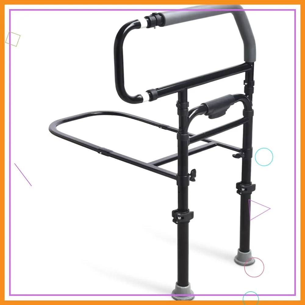 高齢者向け調節可能なベッド安全レール - 高耐久、すべてのマットレスに適合、300ポンドまでサポート