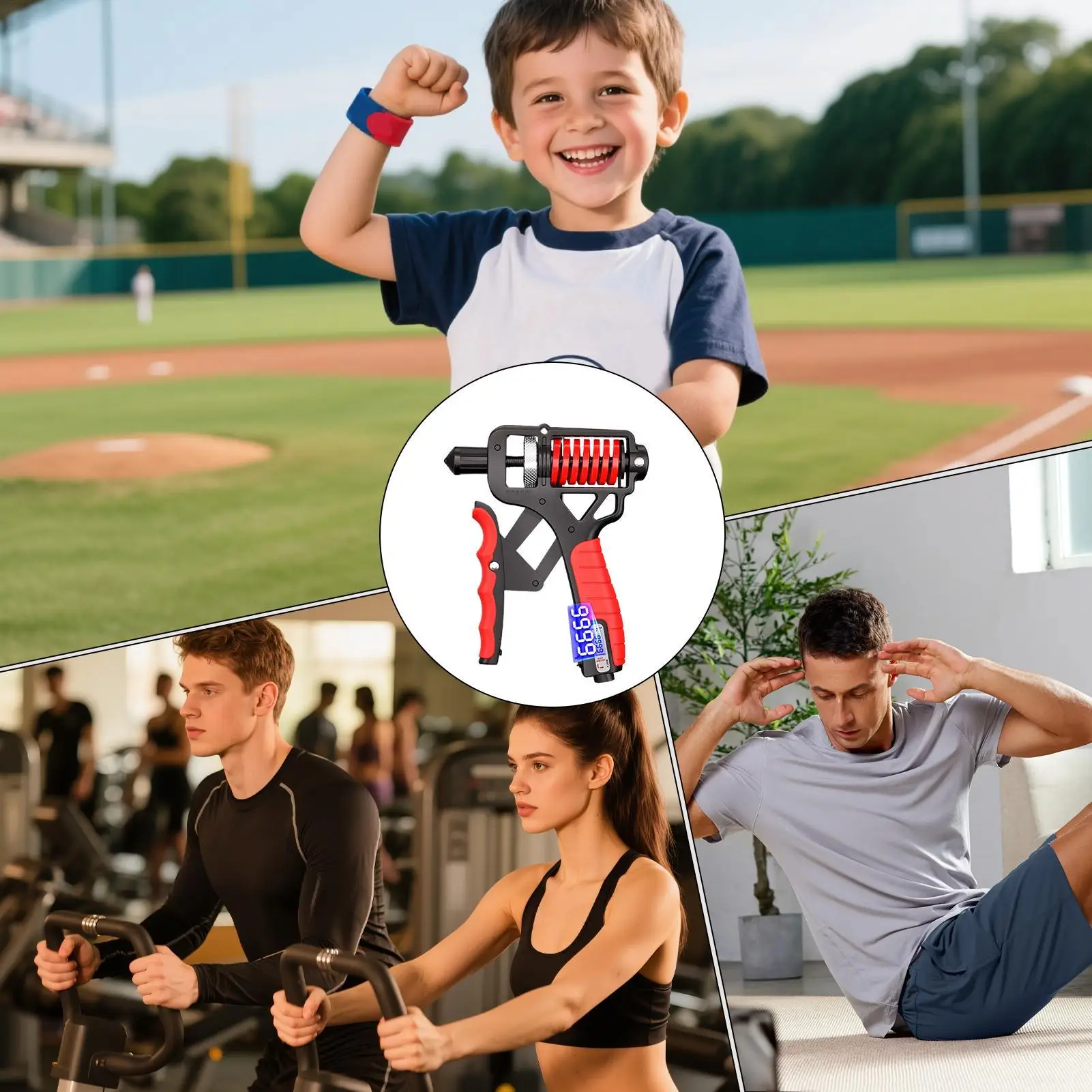 

Тренажер для развития силы хвата, 11-364 фунтов, для тренировки мышц рук, для спортзала, дома, офиса, улицы, для тяжелой атлетики и скалолазания