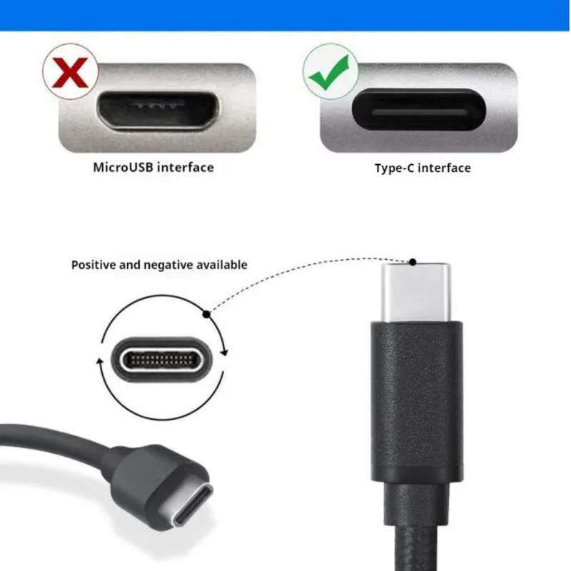 Type-C Socket Wired Mouse 1000DPI Silent Business Wired Mouse Tablet Universal Plug And Play Left And Right Hand Universal