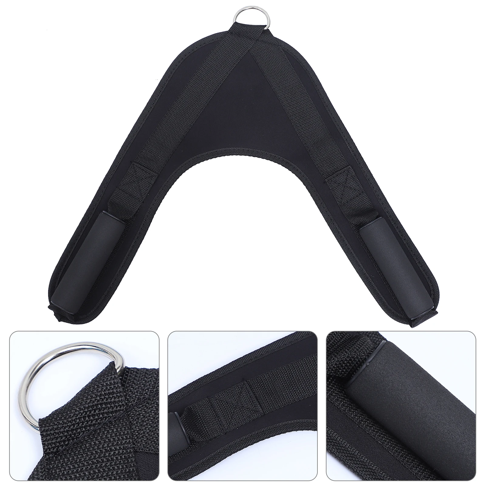 

Abdominal Gym Tension Accessories Workout Equipment Foldable Storage Cable Machine Attachment Fitness Straps Harness V-Shape
