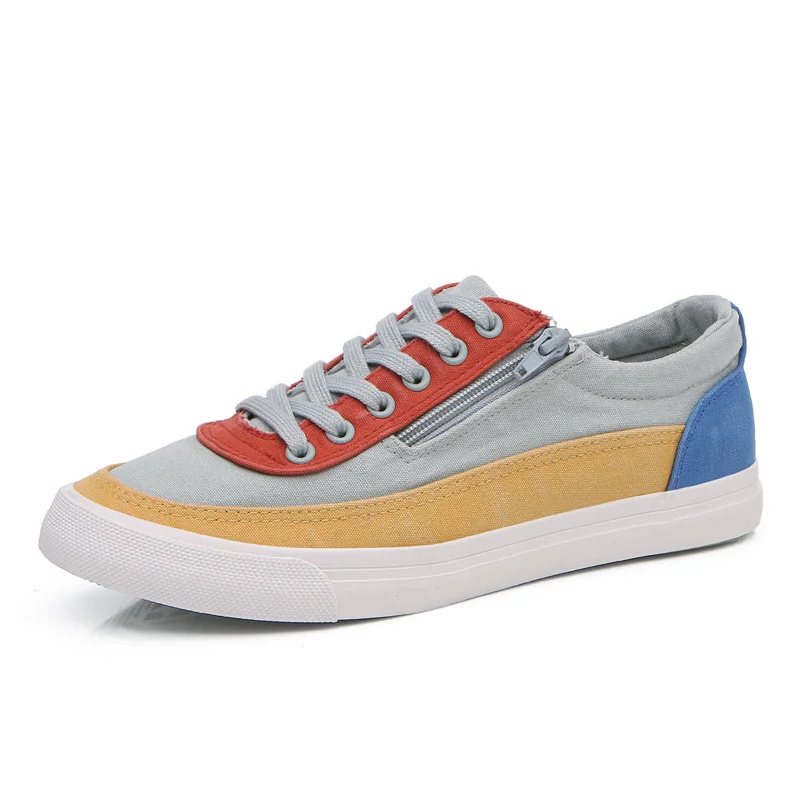 Hot Selling Non-Leather Casual Shoes Men Canvas Espadrilles for Men Lightweight Leisure Shoes Classic Lace up Men's Canvas Shoes