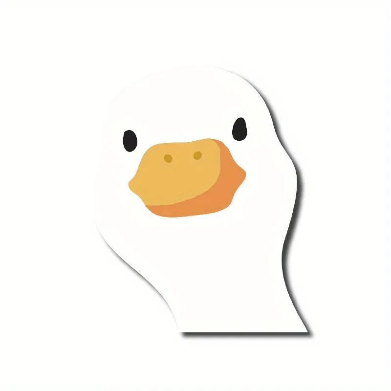 

1 шт., очаровательная наклейка с рисунком утки-высококачественная виниловая водонепроницаемая наклейка для бутылок с водой, автомобилей и альбомов-декор в виде животных