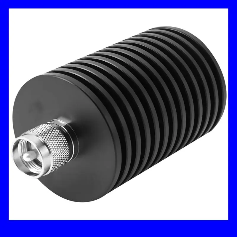 100W UHF PL259 Male Plug Connector RF Coaxial Termination Dummy Load 1GHz 50ohm Nickel Plated RF Accessories