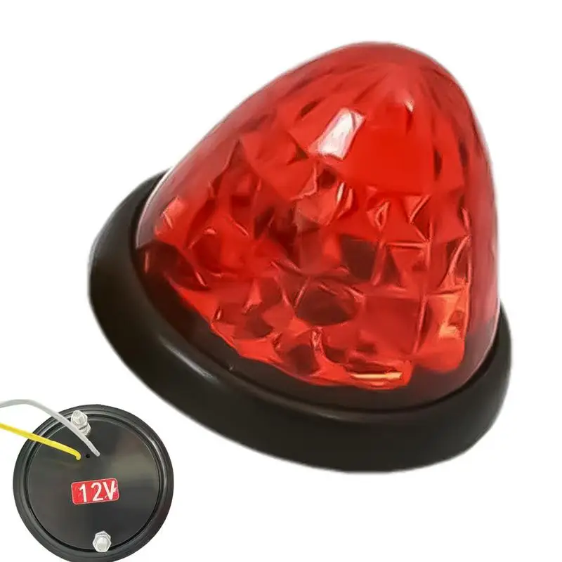 Side Marker Lights New LED Trailer Light Kit Led Trailer Light Kit Mushroom Shape Marker Lights For Enhanced Visibility Van Boat