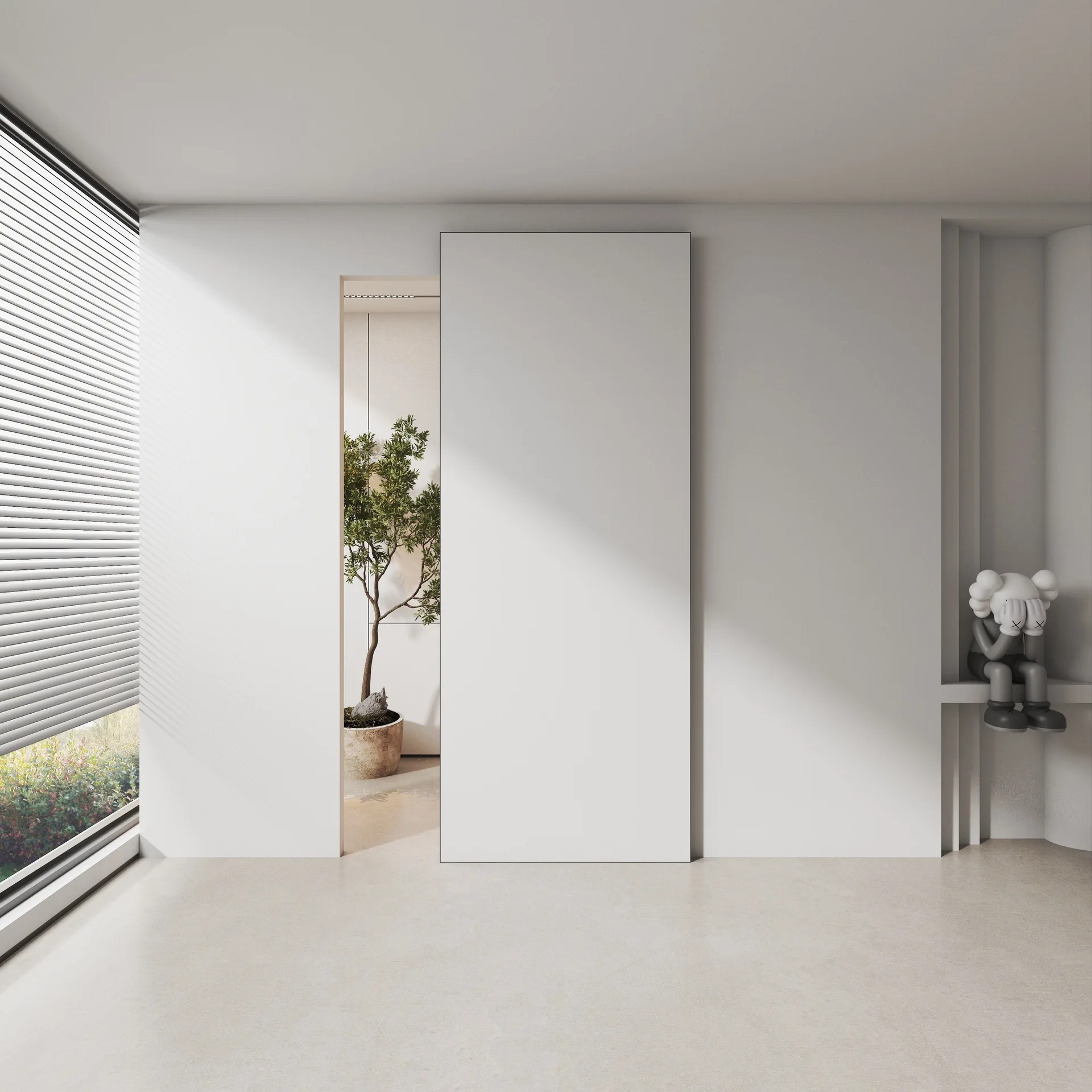 

Ghost Индивидуальные невидимые раздвижные двери для помещений, подвесные направляющие без краски для спальни, кухонные раздвижные безрельсовые призраки