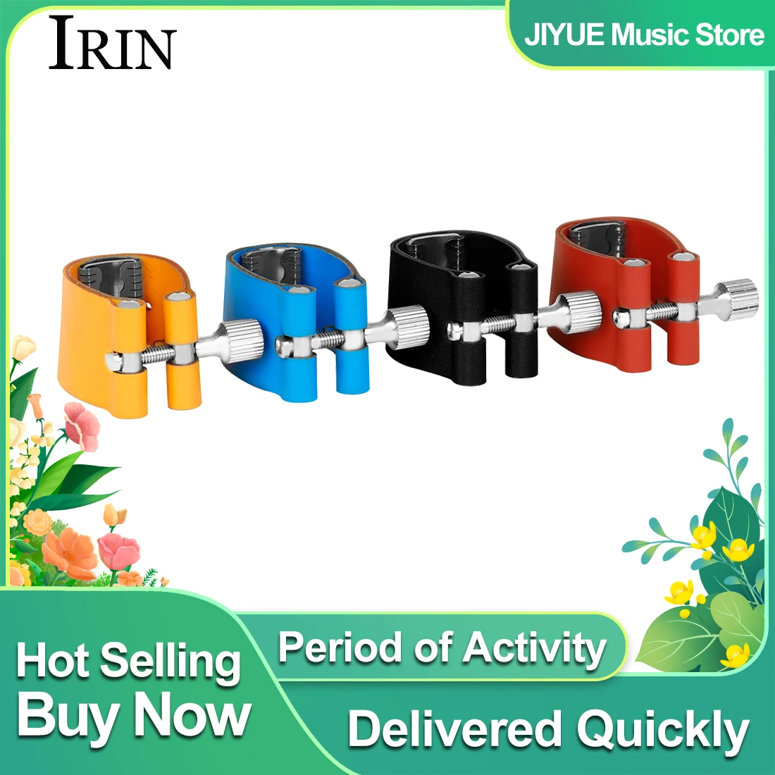 

Кожаный U-образный зажим для тенор-саксофона SLADE, четыре цвета, мягкий кожаный зажим для саксофона, профессиональные запчасти для деревянных духовых инструментов