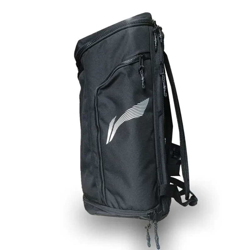 Li-Ning Unisex-Basketball-Rucksack, Polyester, große Kapazität, praktisch, modisches Futter, für Herren und Damen, doppelte Umhängetasche, ABSV359 – Detail 2