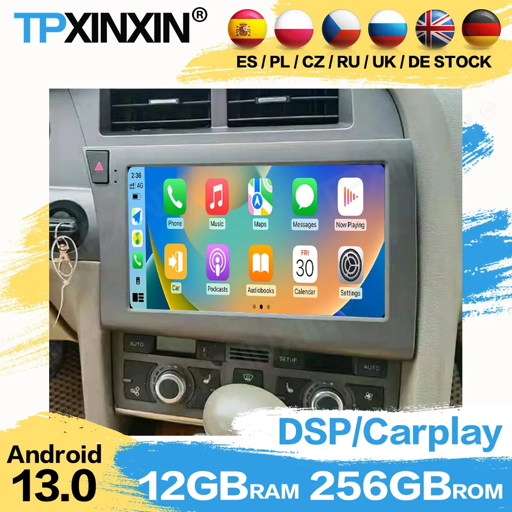 For Audi A6 2005 2006 2007 2008 2009 2010 2011 Android Car Radio Stereo Receiver Autoradio Multimedia Player GPS Navi Head Unit