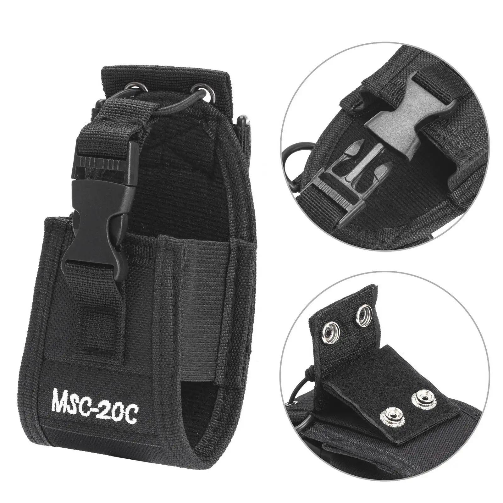 MSC-20C Walkie-Talkie Storage Bag for Baofeng Quansheng TYT Outdoor Cycling Walkie-Talkie Bag Nylon