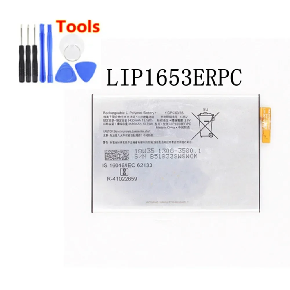 New 3430mAh LIP1653ERPC Replacement Battery For Sony Xperia XA2 Ultra G3421 G3412 XA1 Plus Dual H4213  Bateria  + Free Tools